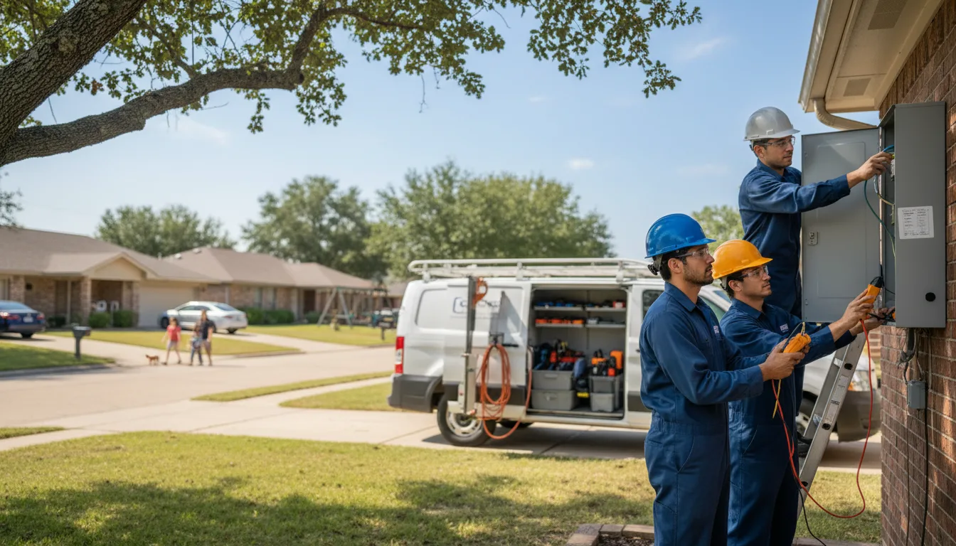 Certified electrician providing emergency electrical services in Garden, MI